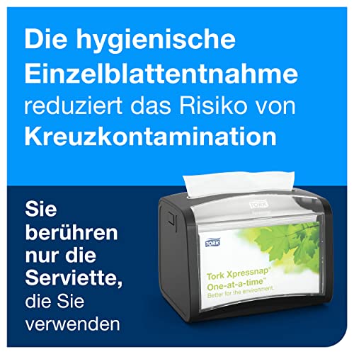 Tork 272611 Xpressnap Tischspender für N4 Spenderservietten / Serviettenspender in Schwarz