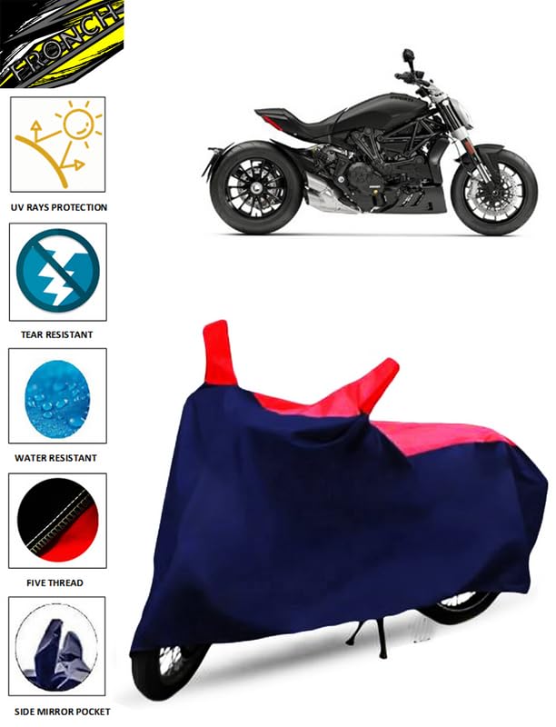 Image of FRONCH Waterproof Bike /SCOOTY Cover for Ducati X DIAVEL 1260 (X DIAVEL 1260 Bike Cover /X DIAVEL 1260 Bike Cover Waterproof /Ducati X DIAVEL 1260 Bike Cover)