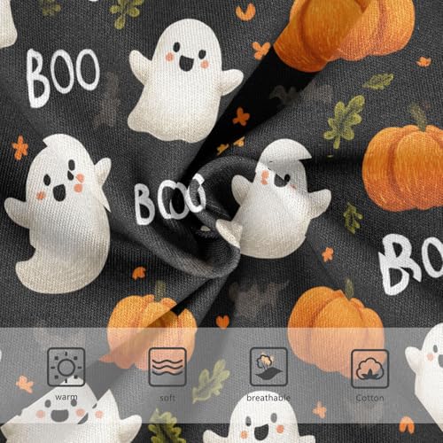 Girls Underwear Soft Cotton Halloween Ghosts Pumpkin Kids Panties in Sizes 2/3t, 4t, 5t, 6 and 83