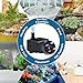Quauli 70GPH Mini Submersible Fountain Pump with LED Lights(260L/H, 3W), Ultra Quiet Aquarium Submersible Water Pump, Adjustable Pond Fountain Pumps for Aquarium, Fish Tank, Pet Fountain (3W)
