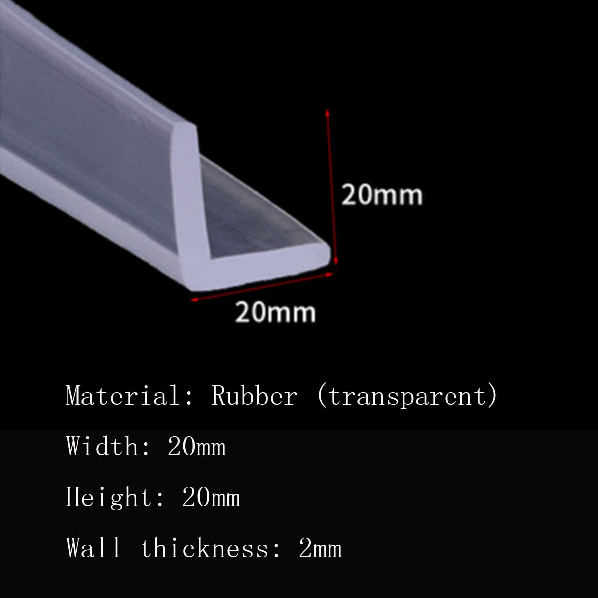 U-förmige Gummidichtung, U-Profil-Gummidichtung, 5 Meter, U-förmige Gummidichtung, Zierleiste, Fenster- und Türkantenschutz, wetterfest for Ihr Auto, Transporter, Wohnwagen und Boot, 17 mm x