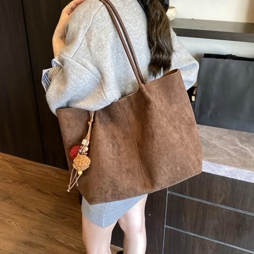 2 Pcs Slouchy Suede Hobo Bags Women Cute Crescent Crossbody Purses Underarm Shoulder Bag Trendy Satchels Tote Handbag 20253