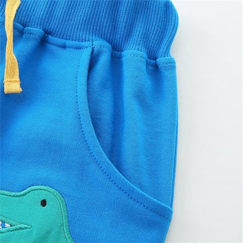 Toddler Boys Dinosaur Camouflage Shorts Drawstring Pockets Kids Cute Casual Athletic Short (c-A, 4-5 Years)3