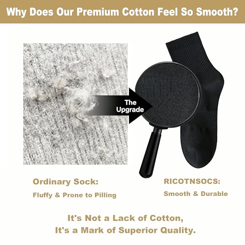 Image of Womens Cotton Anti-Pilling Quarter Crew Socks | Moisture-wicking, Odor-control, Lightweight, Office /gym, 7-pair, US 6-10