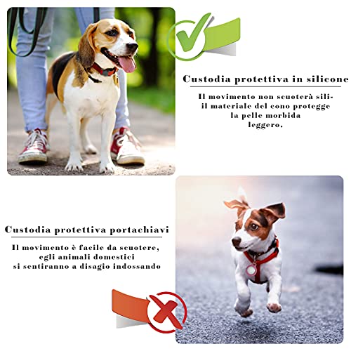 LADES Custodie Protettive in Silicone per Airtag