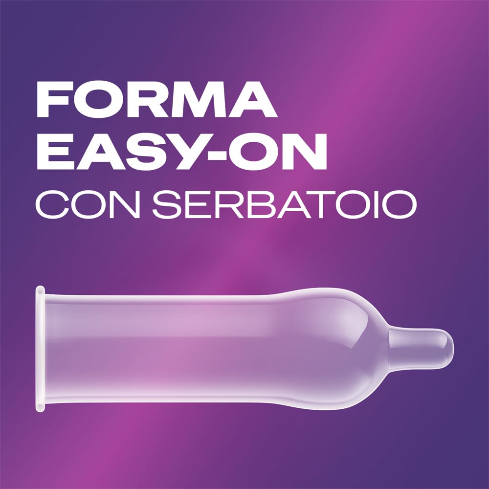 Durex No Latex, Preservativi Senza Lattice, 96 Preservativi, 16 confezioni da 6 Profilattici