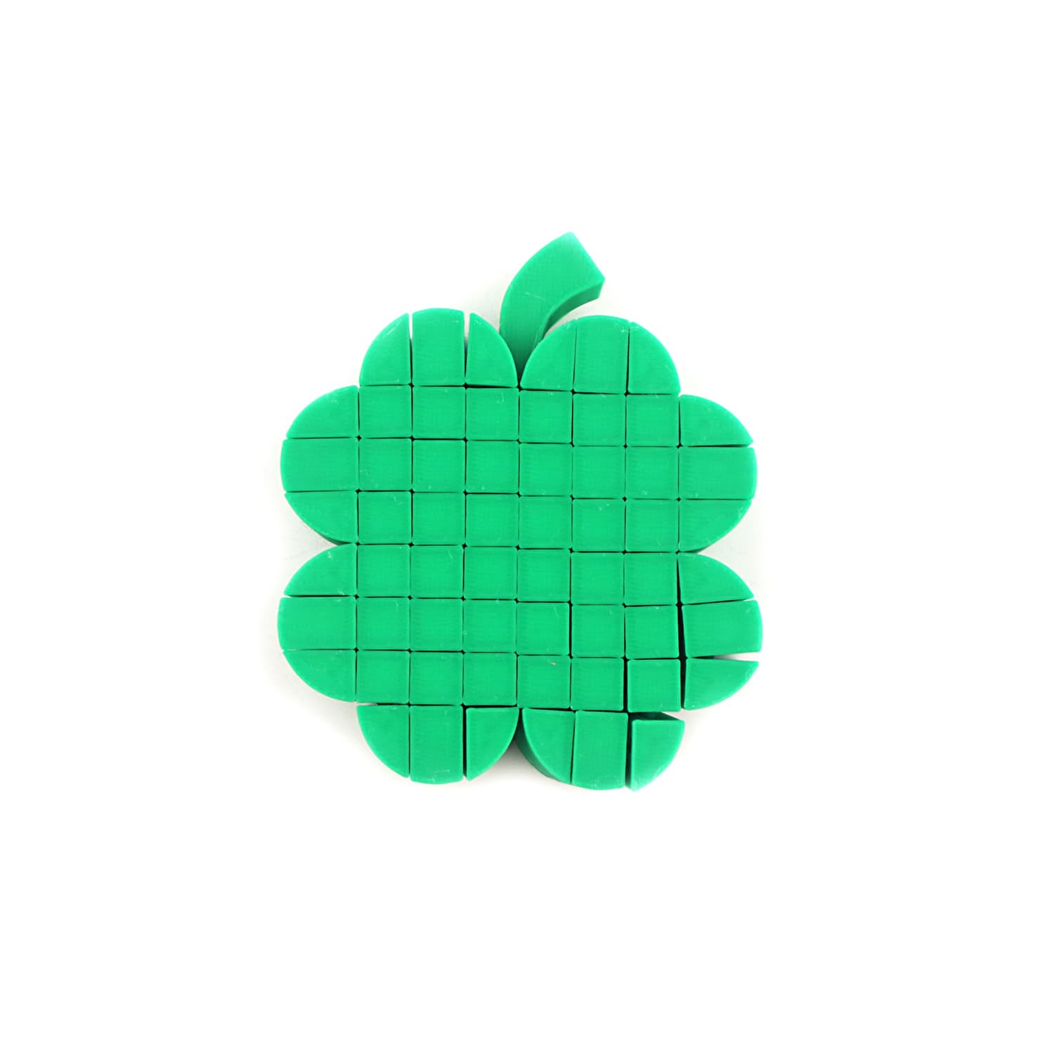 EMM MaMaLike 3D Printed Four Leaf Clover Pressure Release Toy, Flexible Pixel Joint Design, achieving Ultimate Relaxation, Desktop Colorful Small