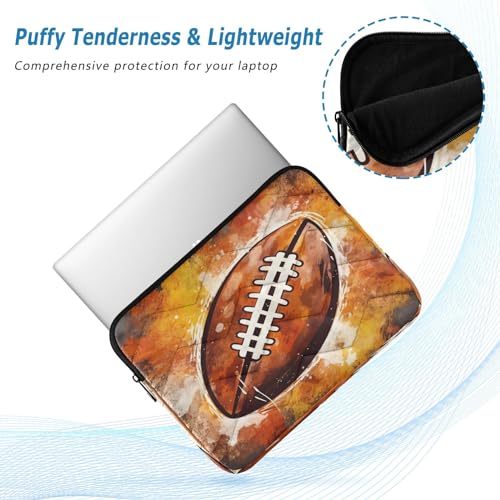 Funda para portátil 13-14 pulgadas con diseño balón de fútbol miniatura 5