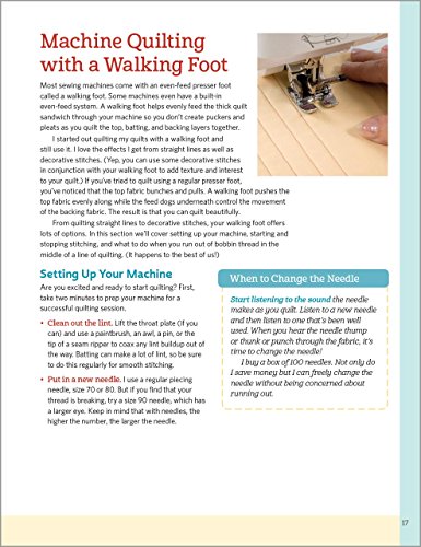 Pat Sloan\'s Teach Me to Machine Quilt: Learn the Basics of Walking Foot and Free-Motion Quilting