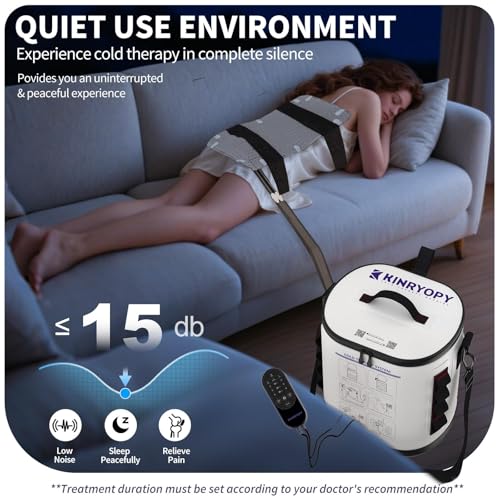 Image of Cold Therapy Machine for Hip, Ice Machine Pain Relief for Post Surgery Recovery with Timer, Hip Replacement Pad Recovery System, Cryotherapy Pain Relief w /Compression Pad