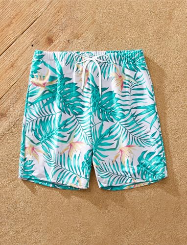 PATPAT Family Matching Swimsuits Swimwear Set for Couples Mommy and Me Striped Spliced Bathing One-Piece Swimsuits
