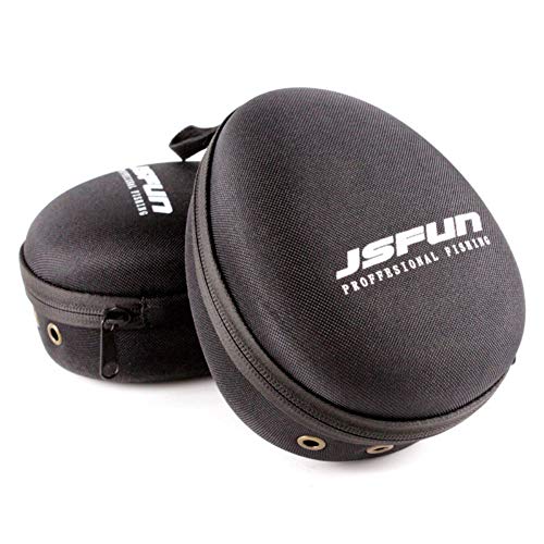 TAK Bolsa de Carrete de Pesca de EVA portátil Bolsa de Carrete de Pesca EVA Forma de Gota Protector de Rueda Funda de Soporte Estuche Protector...