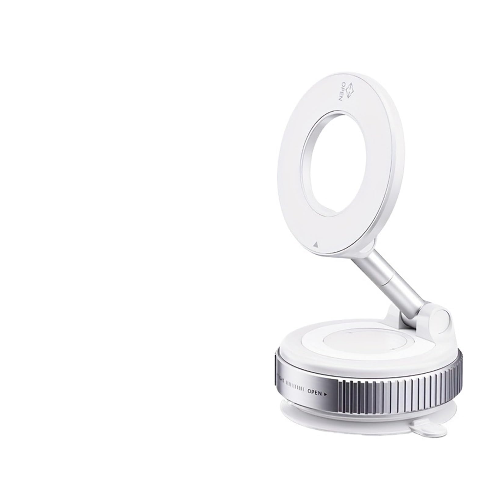 Supporto Magnetico For Telefono For Auto Con Adsorbimento Sotto Vuoto, Supporto For Telefono For Navigazione Auto(White)