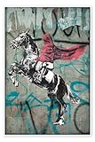 Banksy - Napoleon Crossing Alps Poster von Pineapple 