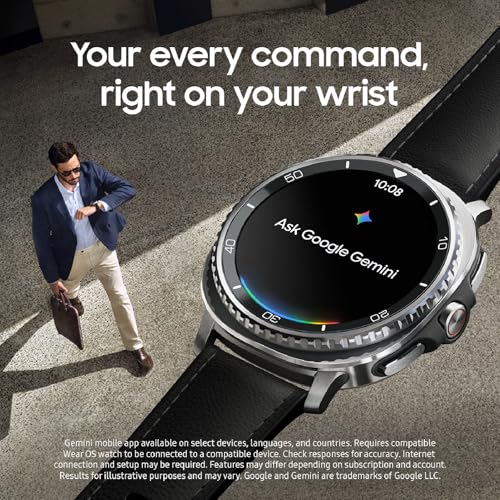 Samsung Galaxy Watch 8 Classic (2025) 46mm Bluetooth Smartwatch, Cushion Design, Rotating Bezel, Quick Button, Sleep Coaching, Running Coach, Energy Score, White [US Version, 2 Yr Warranty]