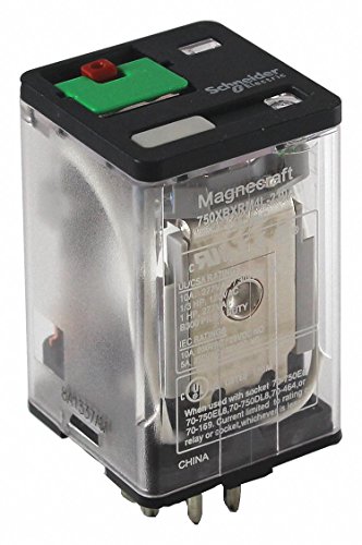 Schneider Electric 120VAC, 8-Pin Octal Base General Purpose General Purpose Relay; AC Contact Rating: 10A @ 277V