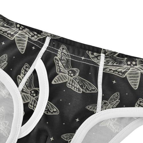 Boys' Exclusive Briefs Toddler Underwear 95% Combed Cotton Boxerbriefs 2T Moth Pattern 294