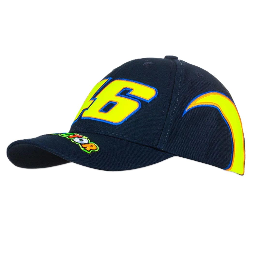 Casquette Sole Luna The Doctor Heritage VR46 Enfant Moto Gp Bleu