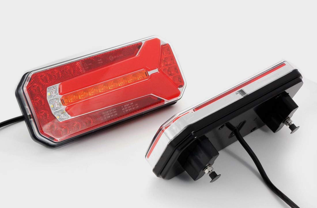 2 x LED tylne tylne tylne połączenie 24 V 12 V światła pozycyjne samochód ciężarówki przyczepa podwozie przyczepa kempingowa autobus
