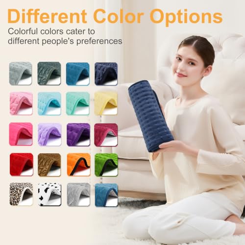 Image of Heating Pad,Electric Heating Pads,Heating Pad for Back,DarkBlue,24x12 in