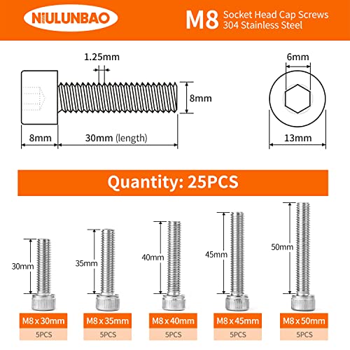 Mejores review On-line Tornillo m8 45mm favoritos de las personas. 2 Imagen adicional