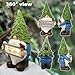 hvfun Large Garden Gnome Statue with Solar Lights, 13.5” Welcome Sign Gnome Outdoor Decor for Yard Lawn Patio, Funny Resin Gnome Sculptures, Gifts for Women Mom Grandma,Garden Decor Ornament