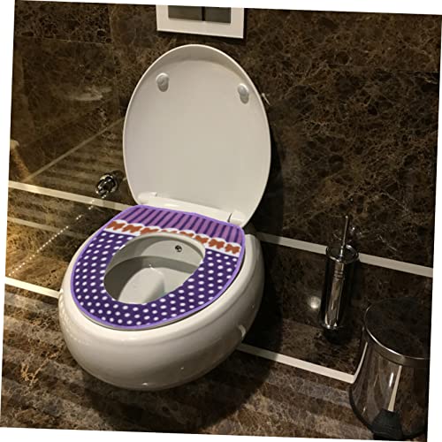 TOPBATHY Kissen Toilettensitz Toilettenschüssel Sitz Toilettensitz Wärmer Abdeckung Dicker Weich Toilettensitz Abdeckung Pad Toilettensitzkissen Abdeckung Weich Warm Toilettensitzauflage – Bild 7