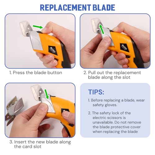 VLOXO Electric Scissors 10000RPM Electric Box Cutter for Cardboard - image 5