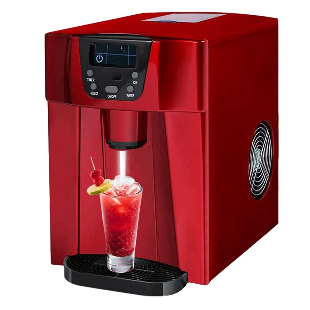 Ice Cube Maker Countertop Ice Maker Machine And Water Dispenser 3 Liter Kitchen Ice Water Machine 2 Types Ice Easy Touch Buttons on Fridge.com - View 1