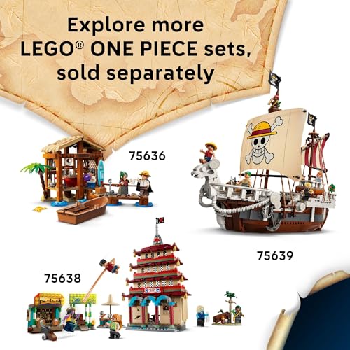 LEGO ONE PIECE Buggy the Clown’s Circus Tent Building Blocks - Creative Building Toy for Boys & Girls, 8+ - 4 Toy Figures & Playset for Pretend Play - Gift Idea for Birthdays & Anime Fans - 75637 - image 7