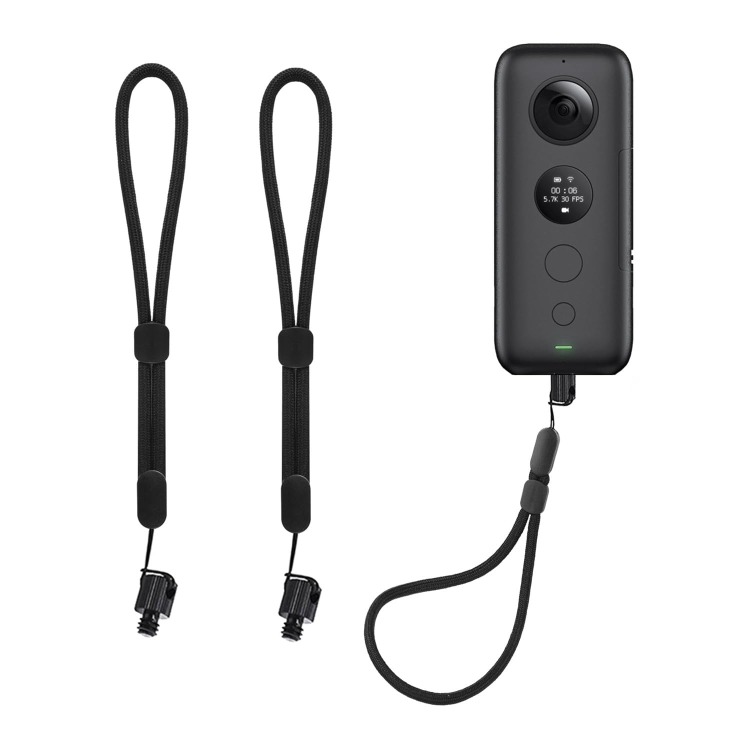 eWINNER 2 Pack Hand Strap Wrist Strap for Insta360 X5 X4 One X3/X2/X GO2 GO3 ONE RS ONE R Camera/Light Weight Hand Wrist Anti-Lost Lanyard 1/4 Screw Connector Hand Rope Sports Camera Accessories
