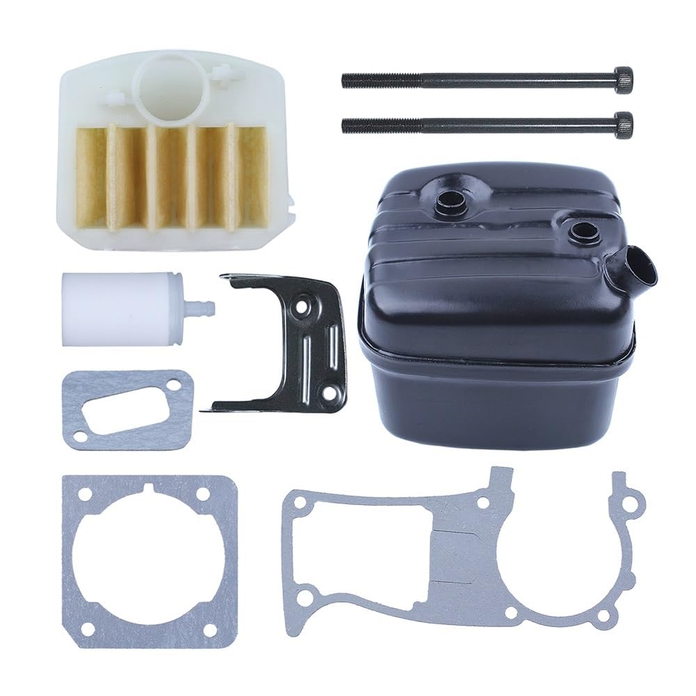 Kit de Juntas for Filtro Aire y Pernos Soporte for Motosierra Gasolina XP 351, 353, 350, 340, 345 346 (OEM, 503 86 27 03)