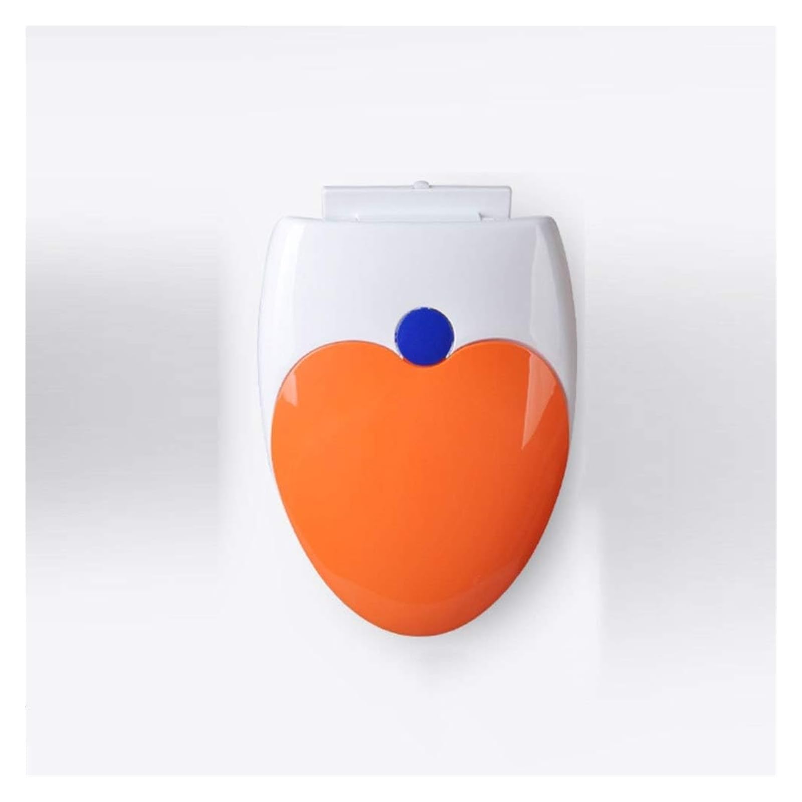 CGJdfjhE toilet lid， Easy to Install Clean Toilet Lid for V(Oranje)