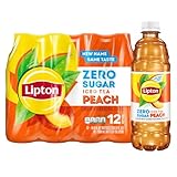 Lipton Diet Peach Iced Tea, 16.9 Fl Oz B...