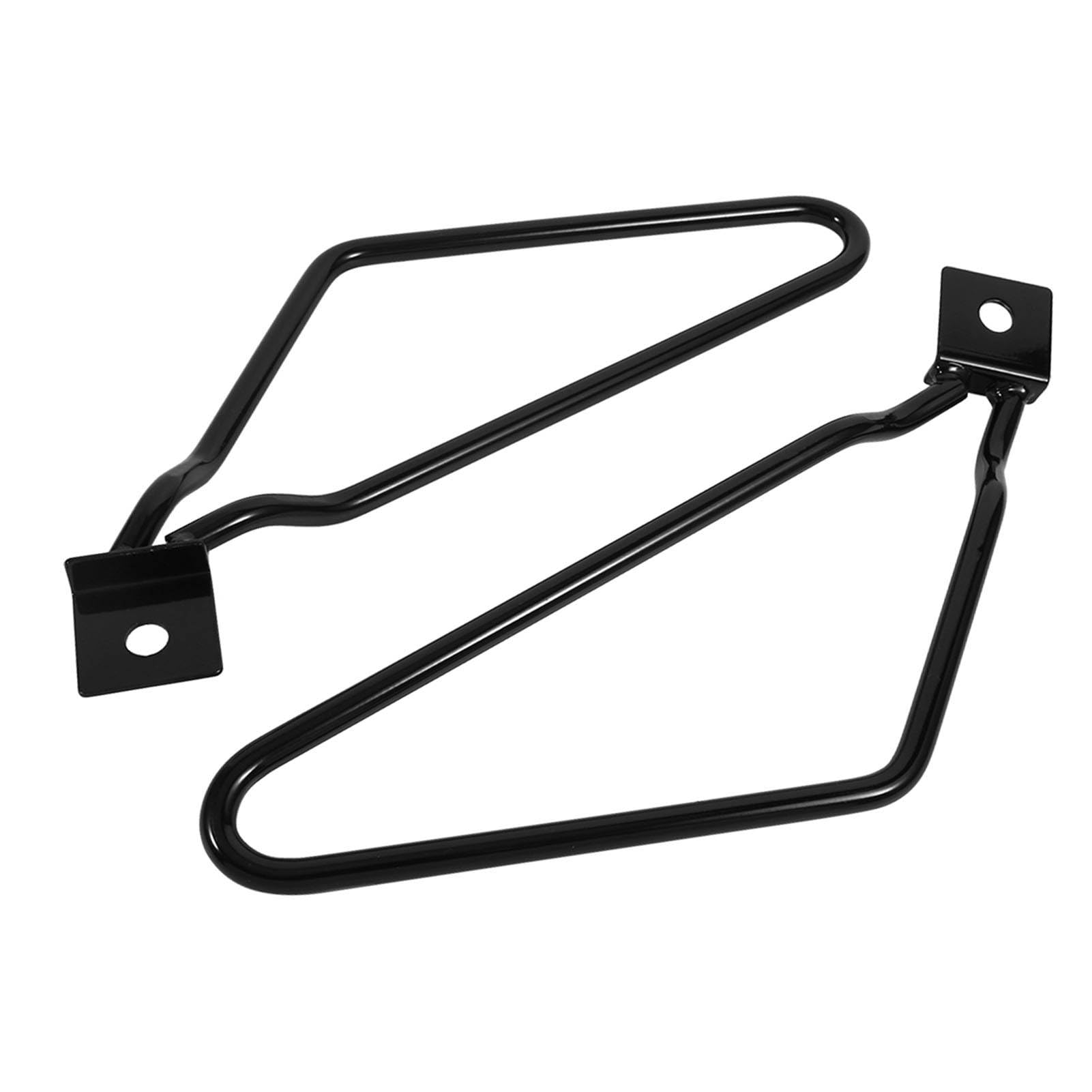 EBTOOLS Elerose pour 2007 Davidson saddlebag Support Brackets 2X Supports de Fixation de sacoches de Moto(Noir) L'enrouleur Universel est utilisé pour Soutenir la Selle pour Installer