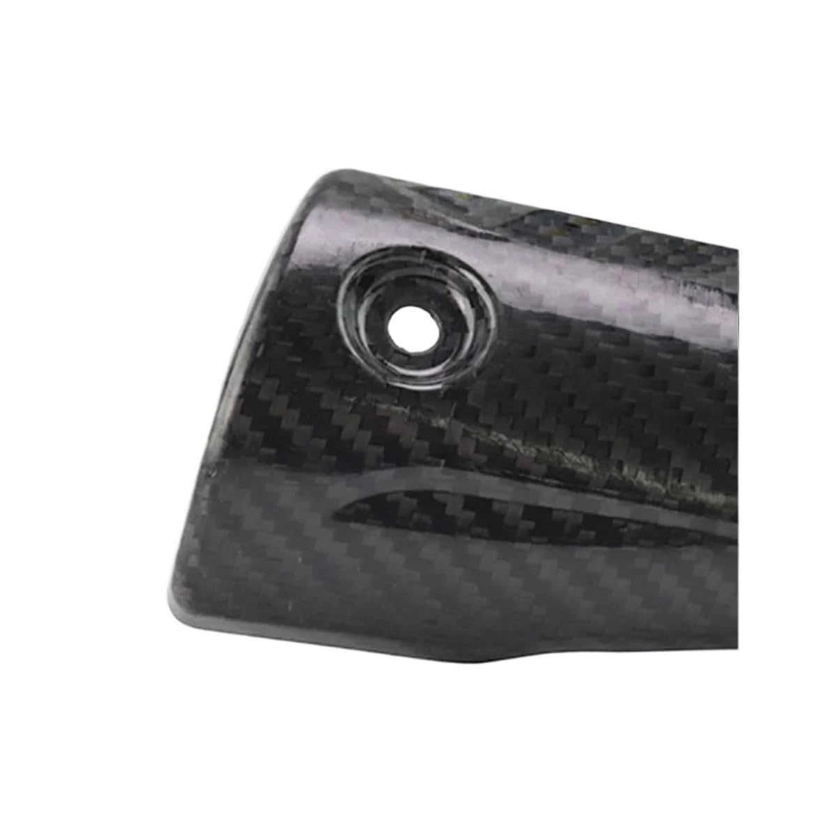 Cubierta Calor Silenciador Cubierta de Tubo Escape Motocicleta, Tapa antiescaldaduras con patrón Carbono, Carcasa Resistente al Calor, Cubierta térmica para G310R