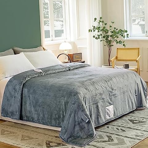 JET'S HOME King Heated Blanket Cover