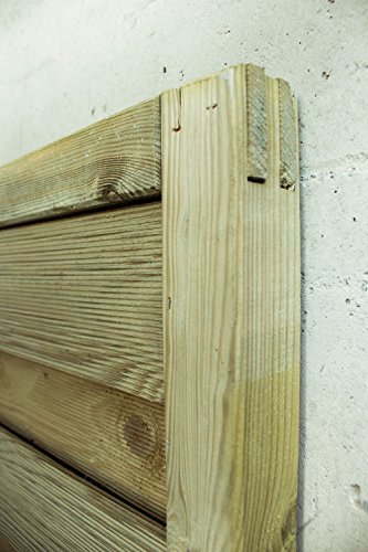 Avanti Trendstore - Lara - Gartensichtschutzwand, mit Rahmen 4,4x4,4cm und Lamellen geriffelt, in 3 Maßen erhältlich… – Bild 6