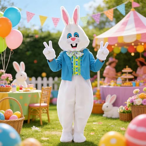 Disfraz de Conejo de Pascua para Niños Unisex miniatura 6