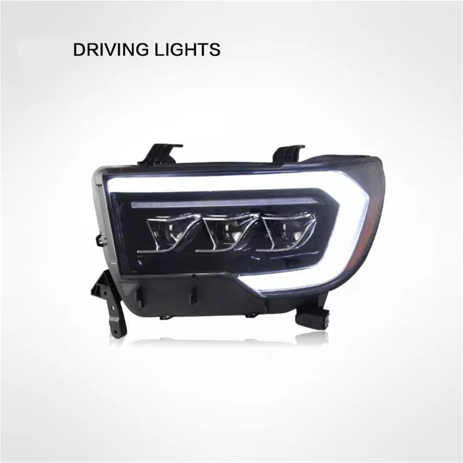 Migliora la sicurezza della guida notturna Accessori Per Auto Faro Anteriore Lampada Fari Per Per Toyota Per Tundra Per Sequoia 2007 2008 2009 2010 2011 2012