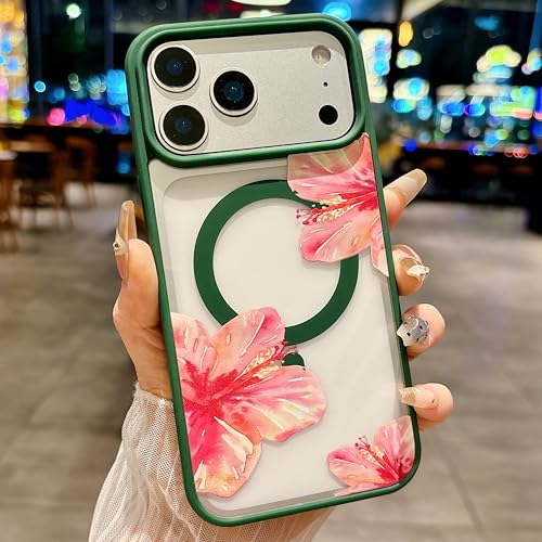 HYUEKOKO iPhone 17 Pro Maxp}Olbg P[X [MagSafeΉ] nCAĂ̂߂̂킢gfBȃnCrXJX̉ԕfUCA̎qÂ߂̔̑ϏՌیP[X - O[