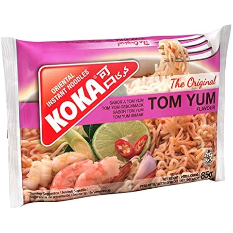 Koka Noodles Original Tomyam Flavour Oriental Style Instant Noodles 30 Packets of 85 g Cover