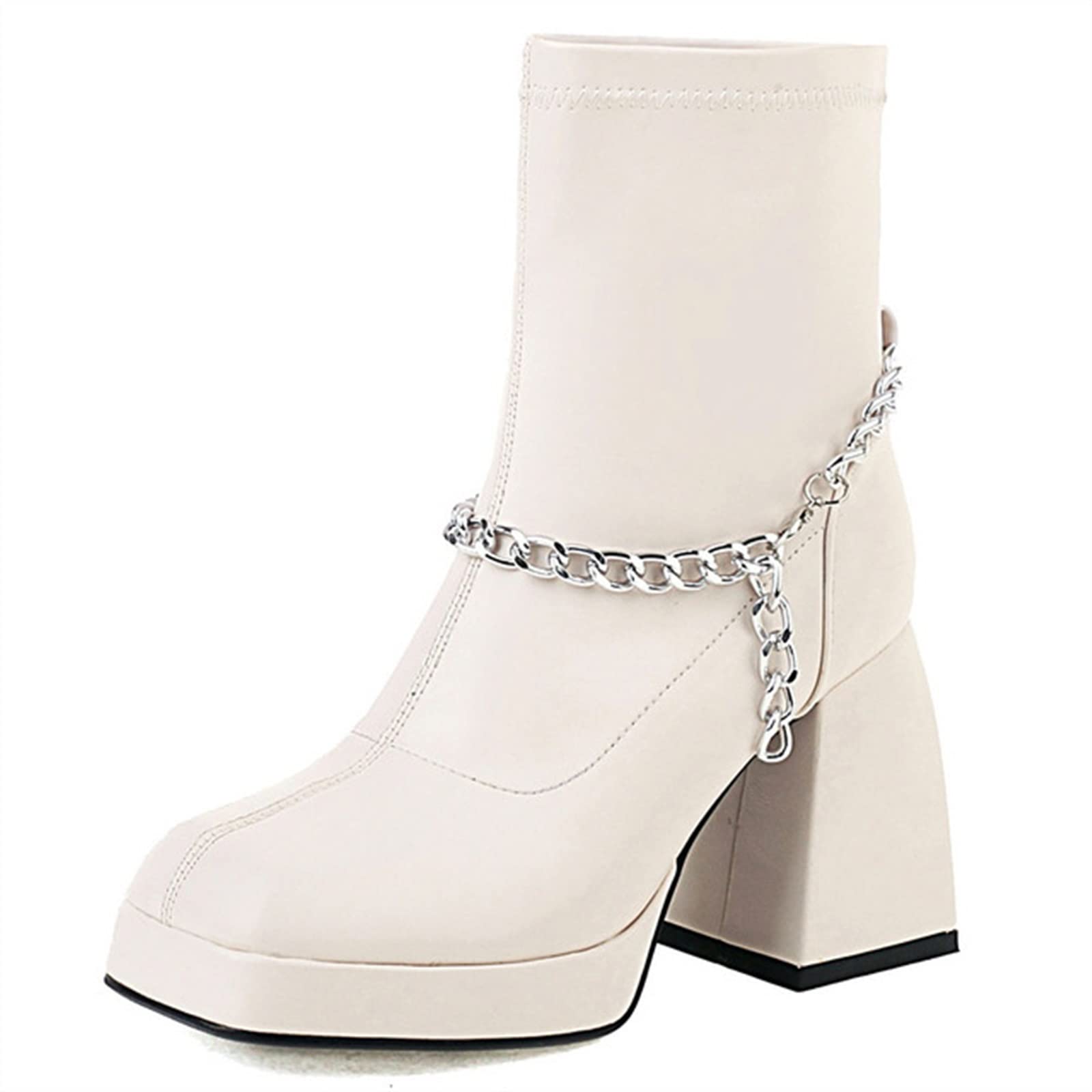 Amazon.com: ZHTAISOU Boots Women's Platform Ankle Boots, Platform