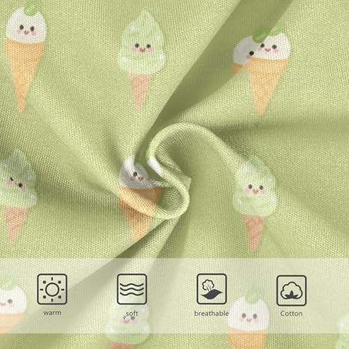 Girls' Underwear Dessert Ice Cream Green Toddle Brief Panties 23030243
