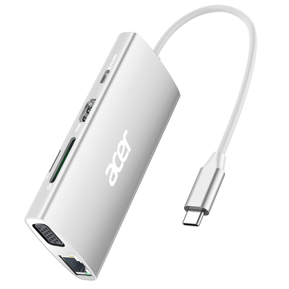 分配器・切替器 9IN1 USB-C Ethernet Hub AHUB-VCA3CP-4K60 Amazon.com: USB C Hub 9 in 1 Multiport Adapter w/Gigabit
