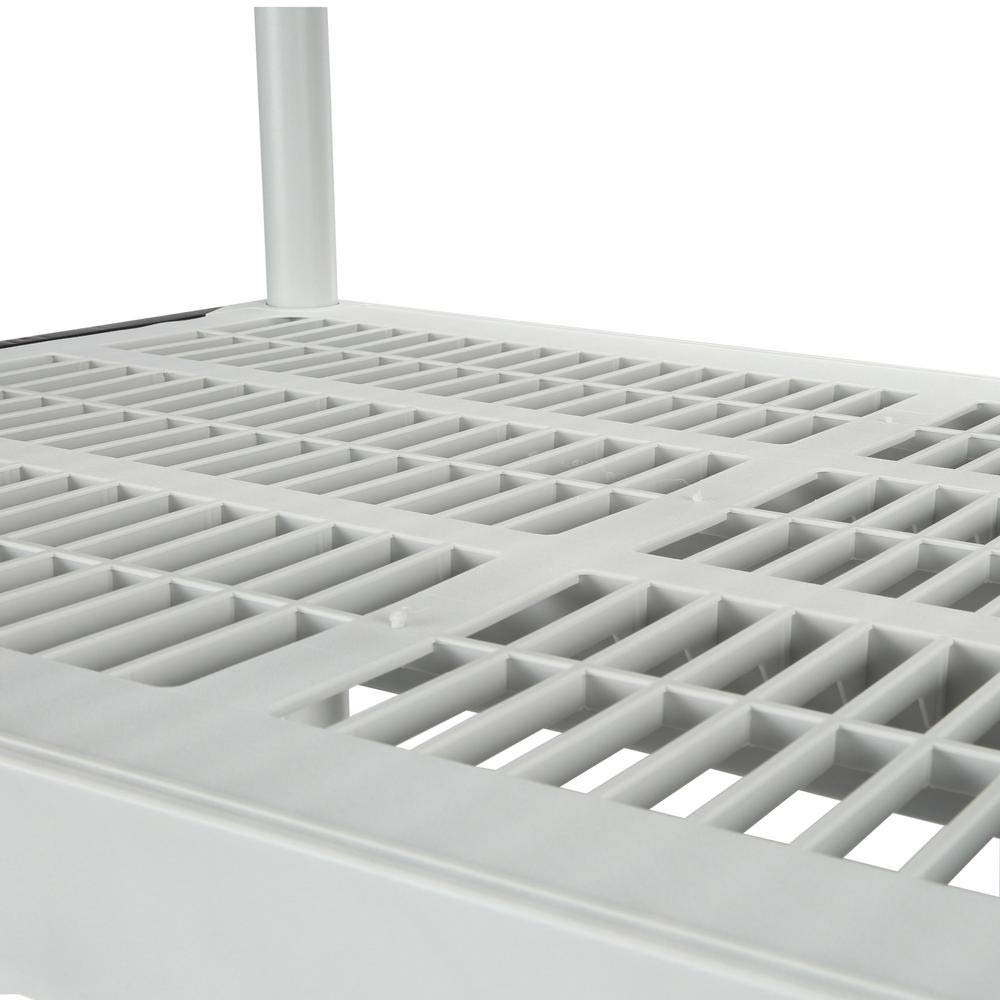 HDX 128974 36 in. W x 72 in. H x 24 in. D 5Shelf Plastic Ventilated