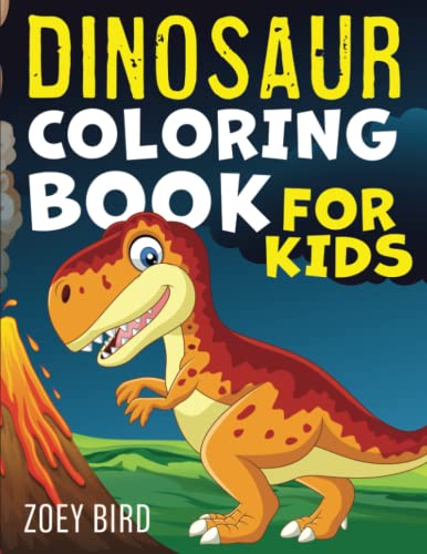 Dinosaur Coloring Book for Kids: Coloring Activity for Ages 4 – 8