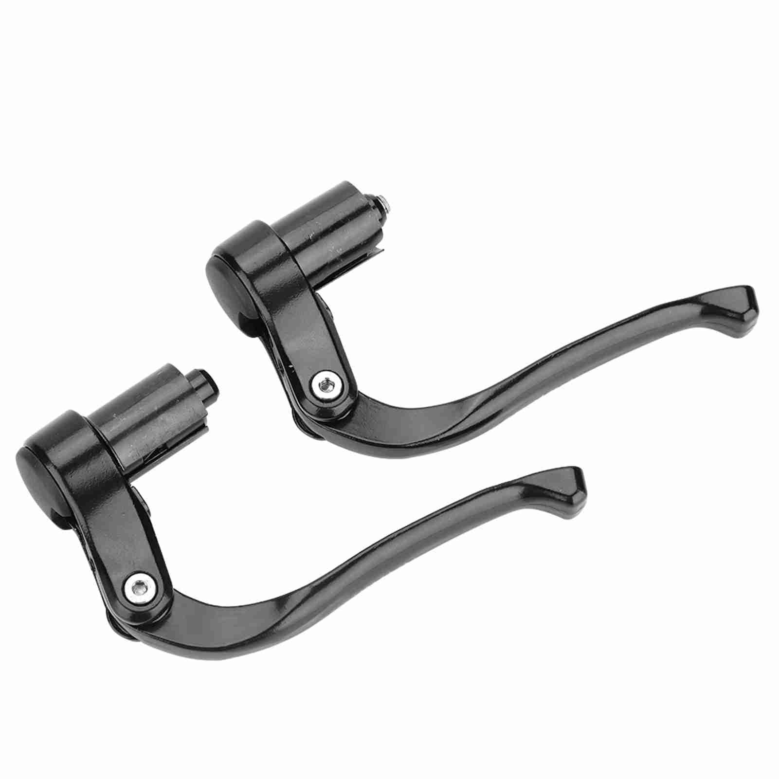 VGEBY1 1Pair Brake Levers, Brake Handle Brake Lever Handlebar Brakes Cycling Accessory (Black)