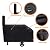 i Cover 66 Inch 600D Heavy-Duty Water Proof Patio Outdoor Canvas Black Offset BBQ Barbecue Smoker Cover G21610 for Brinkmann Char-Broil Char Griller Oklahoma Joe Landmann