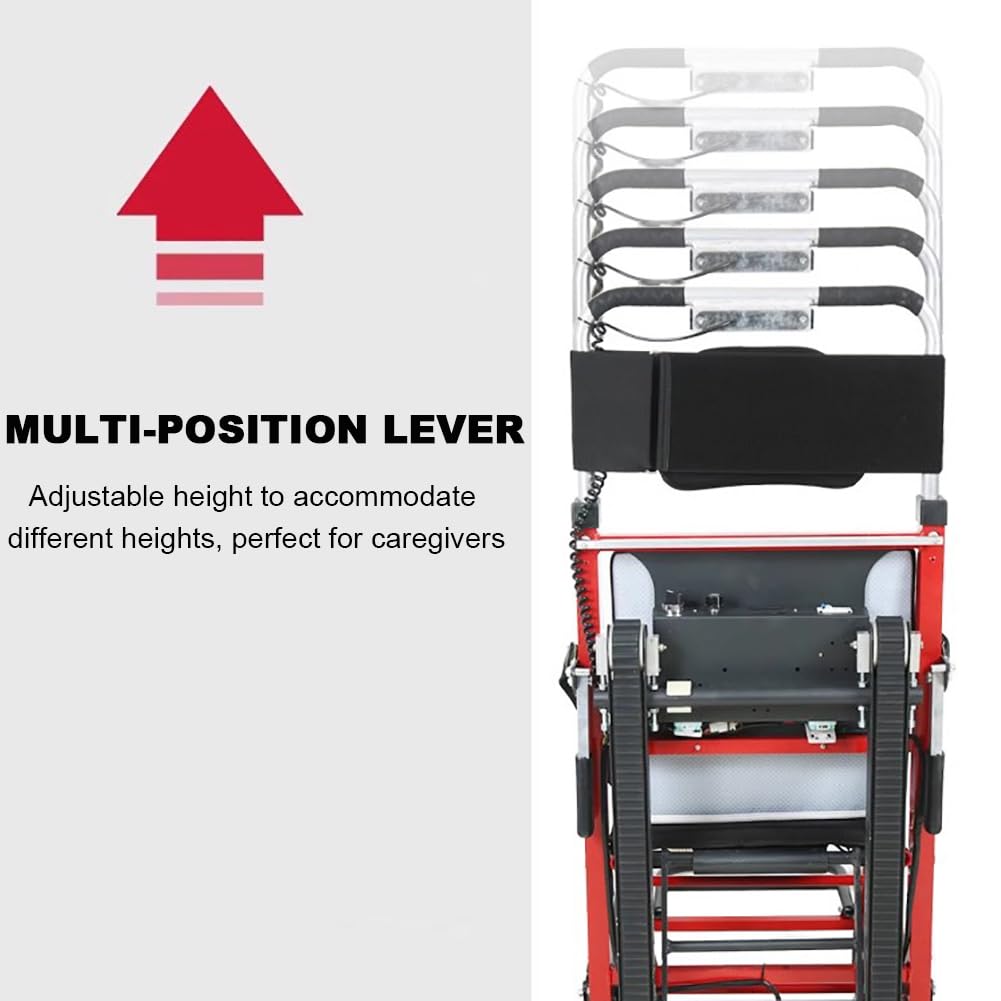 Silla De Ruedas Para Subir Escaleras Manual/Eléctrica 2 En 1, Salvaescaleras De Aleación De Aluminio, Batería De Litio Grande De 29 V 13 A, Plegable,A